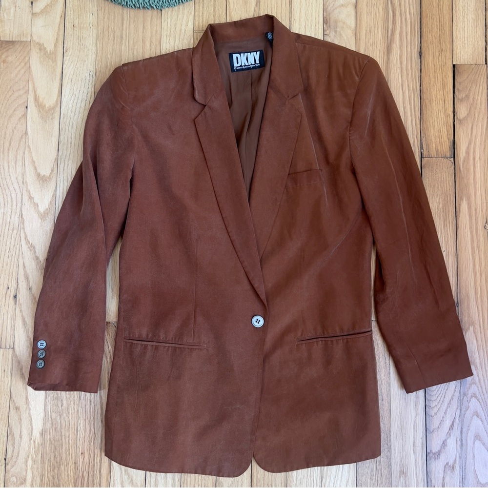 Vintage DKNY 100% Silk Blazer